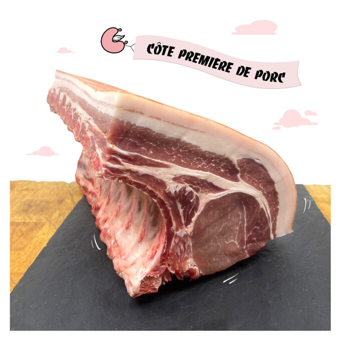 Cotes premières de porc